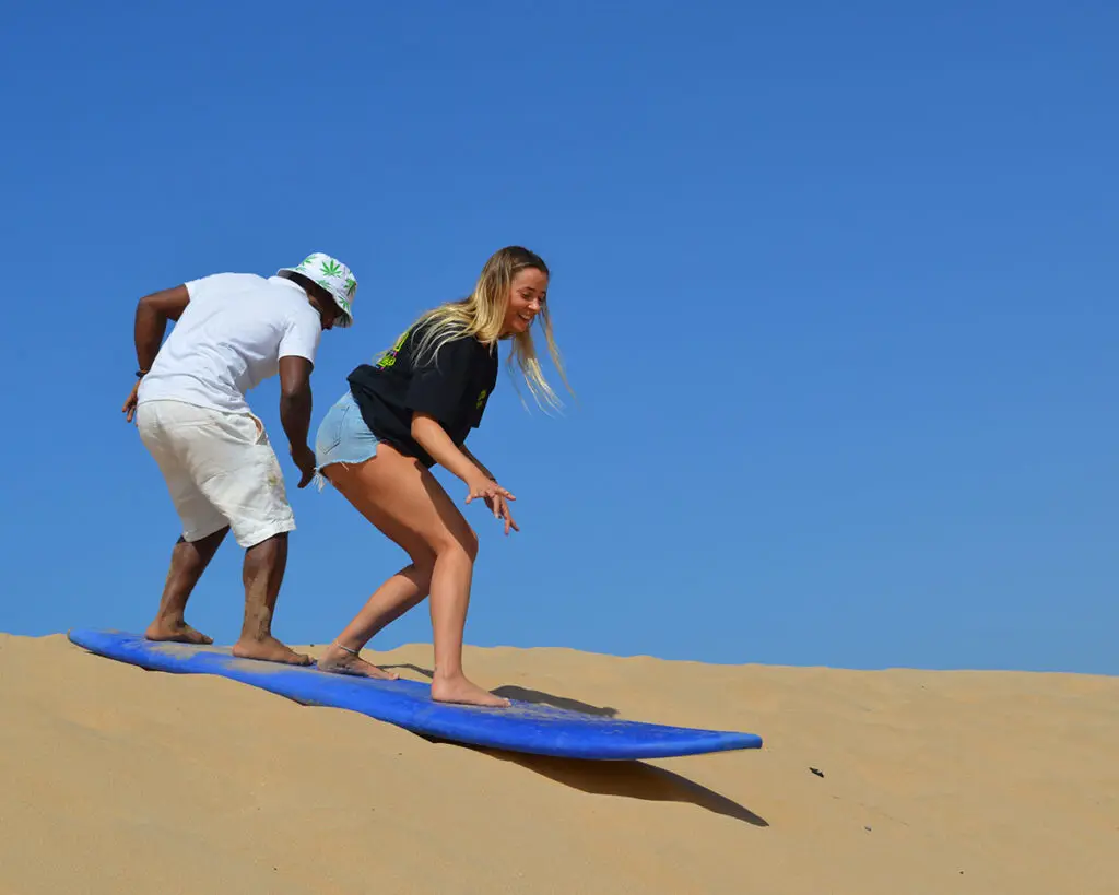 sandboarding taghazout